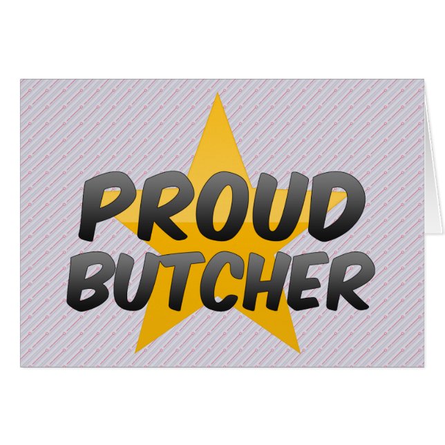 Proud Butcher (Front Horizontal)