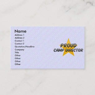 Proud Camp Director Business Card