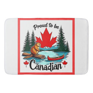 Proud Canadian Nature Bath Mat