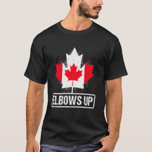 Proud Canadian Strong Canada Elbows Up Canada Est  T-Shirt