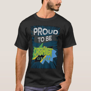 Proud cashier citizen Profession career worker wor T-Shirt