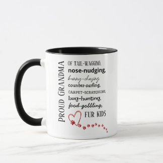 Proud Cat & Dog Grandma Mug