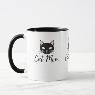 Proud Cat Mom Coffee Mug  Cute Pet Mom Gift