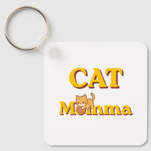 Proud Cat Momma Mother's Day Key Ring