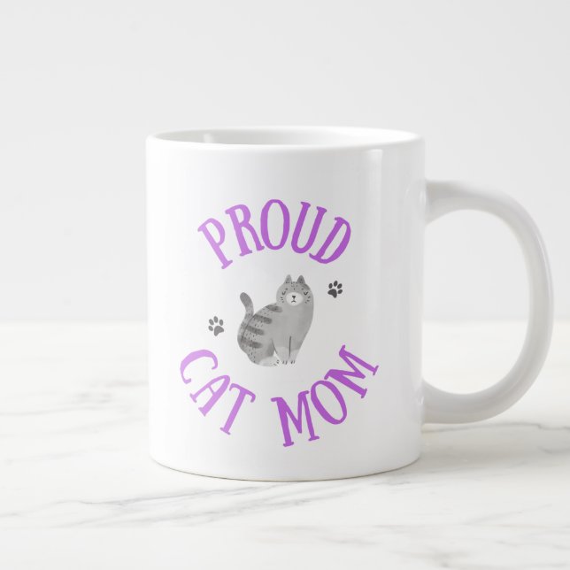 Proud Cat Mum Mug (Right)