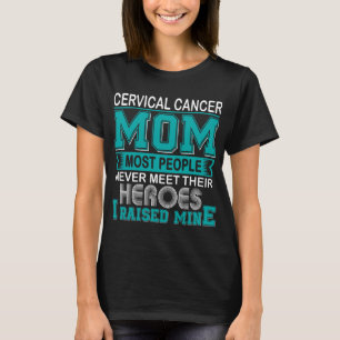 Proud Cervical Cancer Mum I Raised Mine T-Shirt