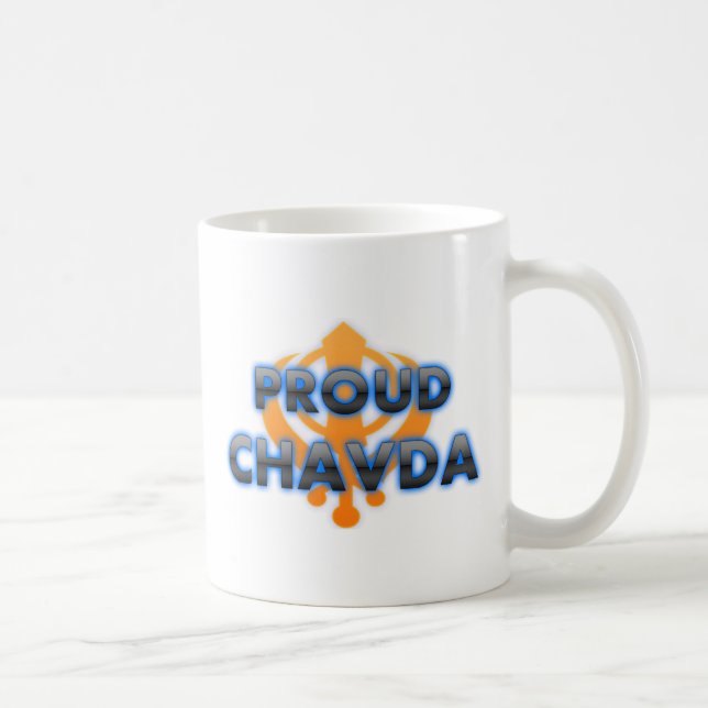 Proud Chavda, Chavda pride Coffee Mug (Right)