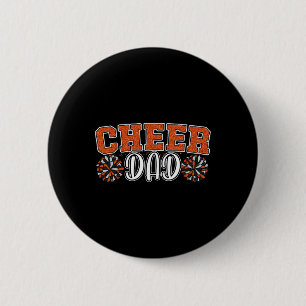 Proud Cheer Dad My Favourite Cheerleader Calls Me  6 Cm Round Badge