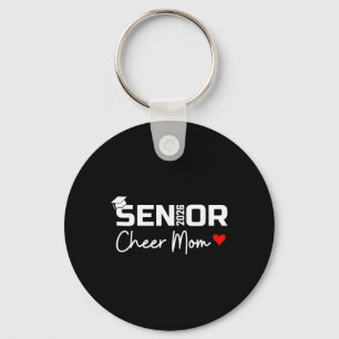 Proud Cheer Mom Of A 2026 Senior Cheerleading Seni Key Ring