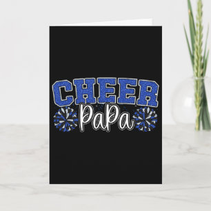 Proud Cheer Papa My Favorite Cheerleader Calls Me  Card