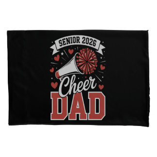 Proud Cheer Senior dad 2026 Pillowcase