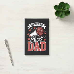 Proud Cheer Senior dad 2026 Post-it Notes