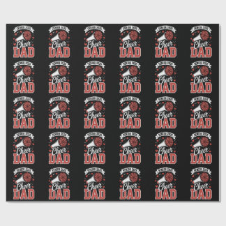 Proud Cheer Senior dad 2026 Wrapping Paper