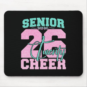 Proud Cheer Senior Mom 2026 Cheerleading Senior Ma Mouse Mat