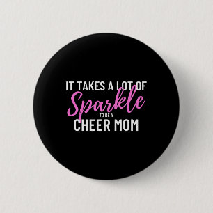 Proud Cheerleading Mom - I Ckspot Cheer 6 Cm Round Badge
