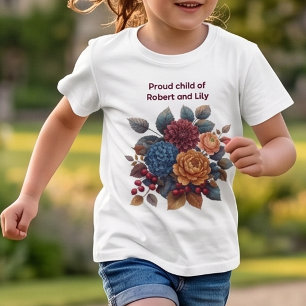 Proud Child Vintage Rich Floral Children's T-Shirt