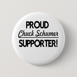 Proud Chuck Schumer Supporter! 6 Cm Round Badge