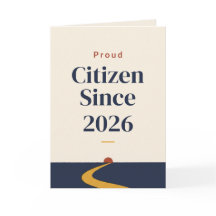 Proud Citizen Since Personalised Citizenship Card