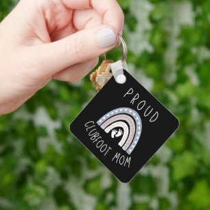 Proud Clubfoot Mum Key Ring