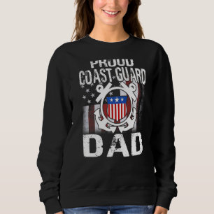 Proud Coast Guard Dad Tee U.S Coast Guard Veteran