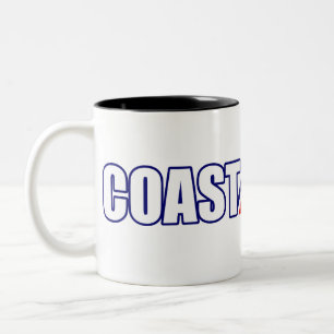 Proud Coast Guard Father Two-Tone Coffee Mug