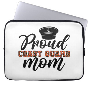 Proud Coast Guard Mum, Love for Coast Guard Laptop Sleeve