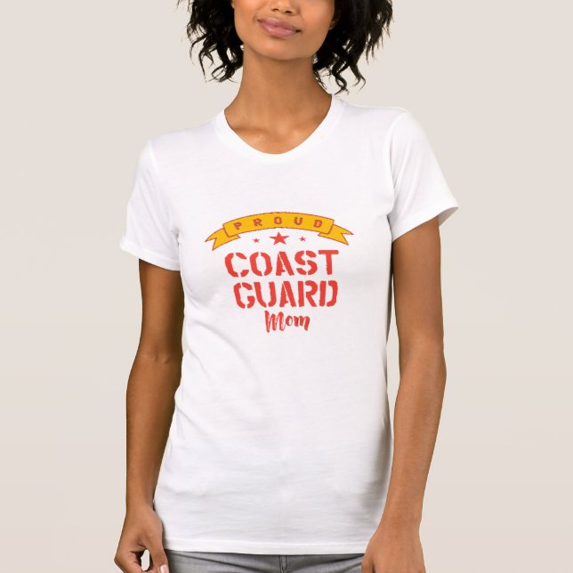 Proud Coast Guard Mum T-Shirt (Front)