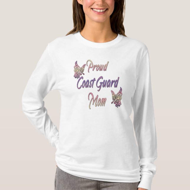Proud Coast Guard Mum T-Shirt (Front)