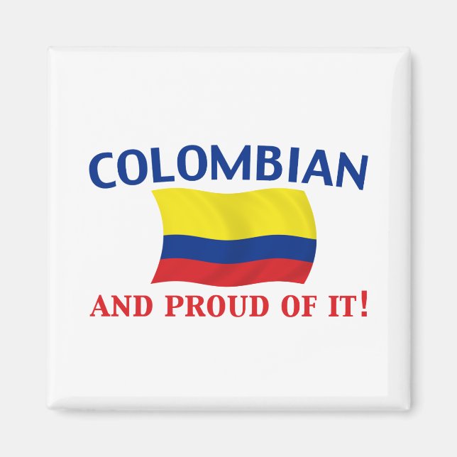 Proud Colombian Magnet (Front)