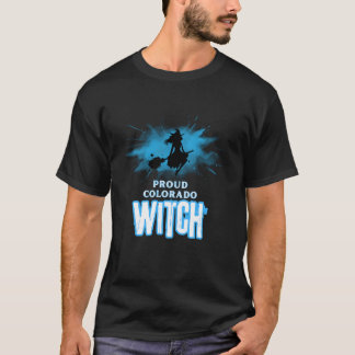 Proud Colorado Witch Halloween Coven Wiccan T Shir T-Shirt