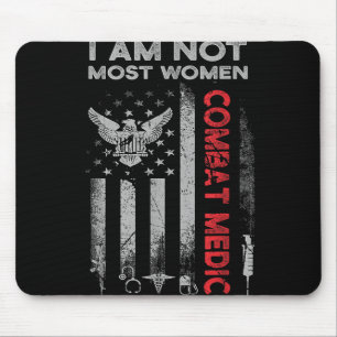 Proud Combat Field Medic Veteran Soldier Gifts Com Mouse Mat