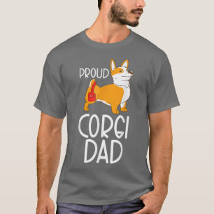 Proud Corgi Dad Corgi Pembroke Dad Owner T-Shirt