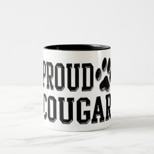Proud Cougar Two-Tone Coffee Mug