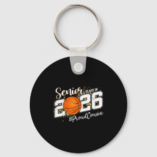 Proud Cousin 2026 Senior Basketball Key Ring