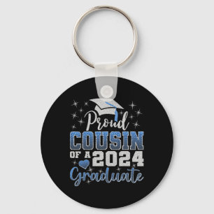 Proud Cousin Of 2024 Graduate Awesome Family Colle Key Ring