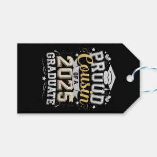 Proud Cousin Of A 2025 Graduate Graduation Gift Tags