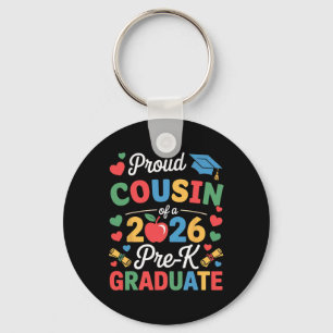 Proud Cousin Of A Cl 2026 Pre-k Graduate Graduatio Key Ring