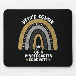 Proud Cousin Of A Kindergarten Graduate Rainbow  Mouse Mat