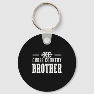 Proud Cross Country Brother Team Love Srit Cc Sibl Key Ring