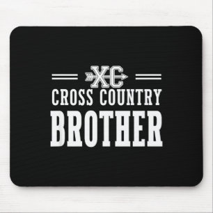 Proud Cross Country Brother Team Love Srit Cc Sibl Mouse Mat