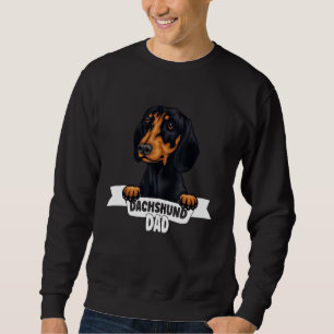 Proud Dachshund Dad  For All Dachshund Dads 1 Sweatshirt