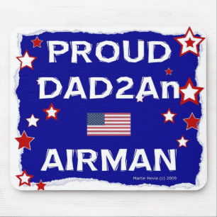 Proud DAD2An Airman - Mousepad