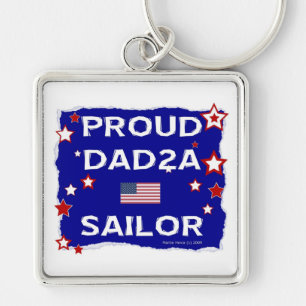 Proud Dad 2A Sailor Key Ring