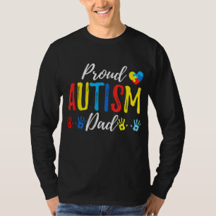 Proud Dad Autism Awareness Family Matching T-Shirt