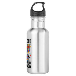 Proud Dad Autism Toughest Boy Vintage Vector Desig 532 Ml Water Bottle