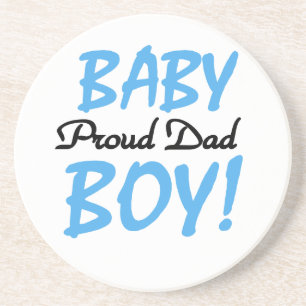 Proud Dad Baby Boy Gifts Coaster