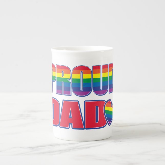 Proud Dad Bone China Mug (Front)