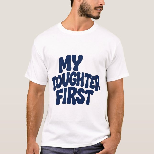 Proud Dad Father's Day Gift Tee (Front)
