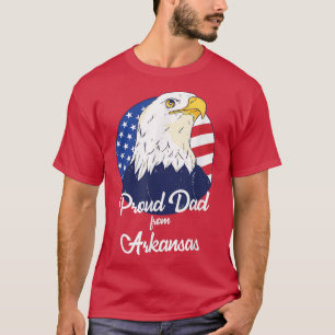 Proud Dad From Arkansas Happy Father's Day  T-Shirt