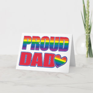 Proud Dad - Gay Pride Card